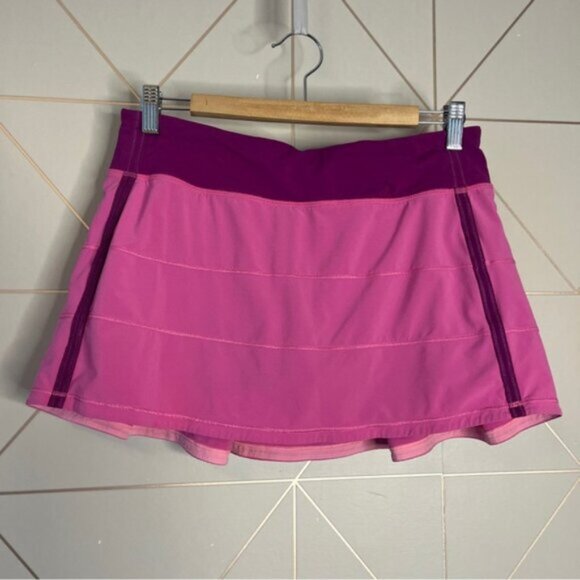 Lululemon Pace Rival Skirt Skort II Pink Paradise Regal Plum - Picture 2 of 8